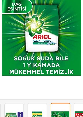Ariel Dağ Esintisi Toz Çamaşır Deterjanı 7 kg - Görsel 2