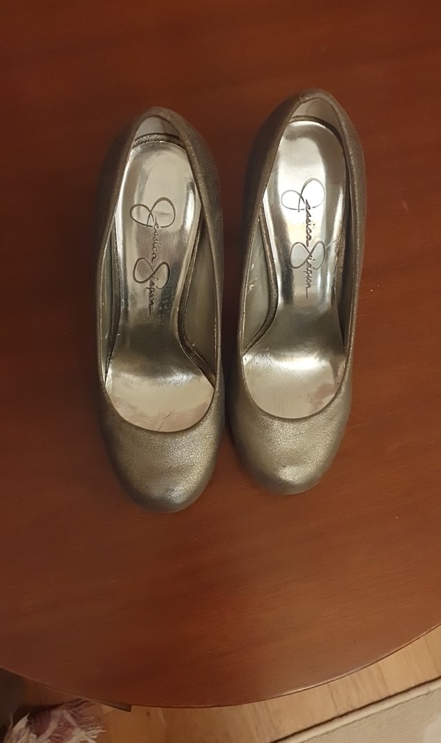 lame 11 cm Stiletto yuvarlak burun Kadın Topuklu - Görsel 3