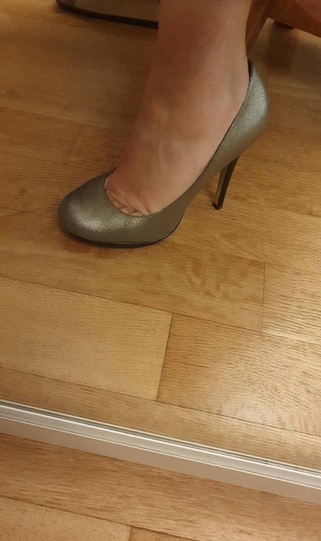 lame 11 cm Stiletto yuvarlak burun Kadın Topuklu - Görsel 4