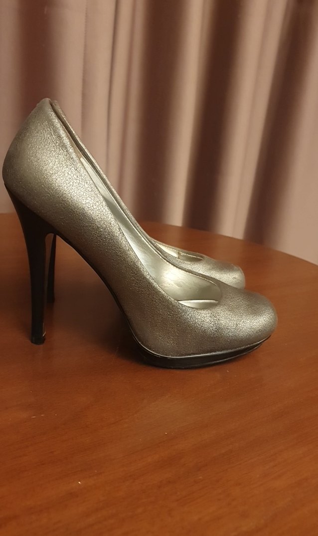 lame 11 cm Stiletto yuvarlak burun Kadın Topuklu - Görsel 2