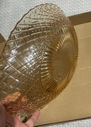 Bej Parlak Modern Cam Tabak - Görsel 4