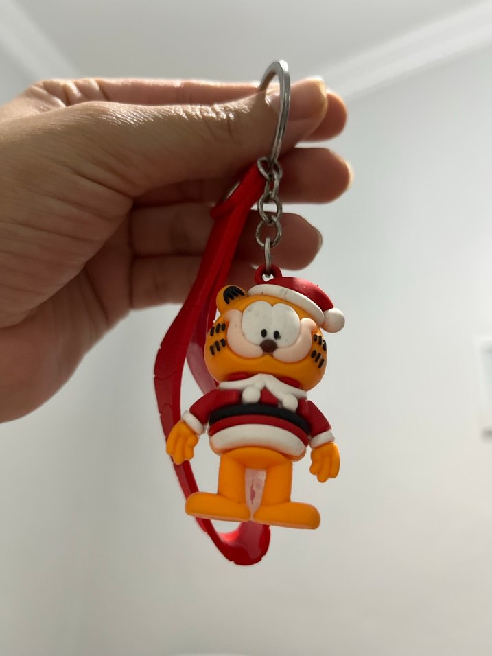 Kahverengi Püsküllü Kadın Anahtarlık - Görsel 2