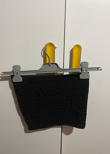 Kadın Siyah Keten Pilili Rahat Pantolon takım - Görsel 2