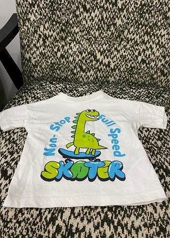 3 Adet 6-9 Ay Baskılı Şort-Tişört Takım - Görsel 5