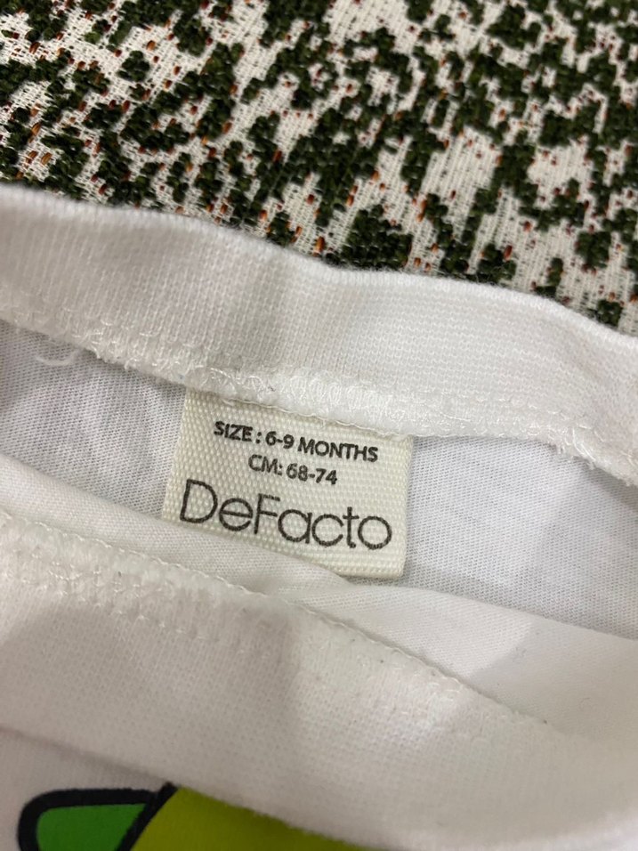 3 Adet 6-9 Ay Baskılı Şort-Tişört Takım - Görsel 4