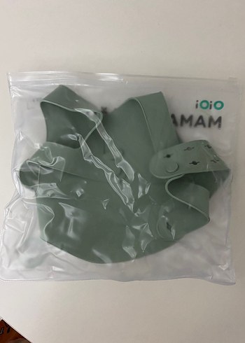 Ayarlanabilir Yeşil Bebek Önlüğü - Görsel 3