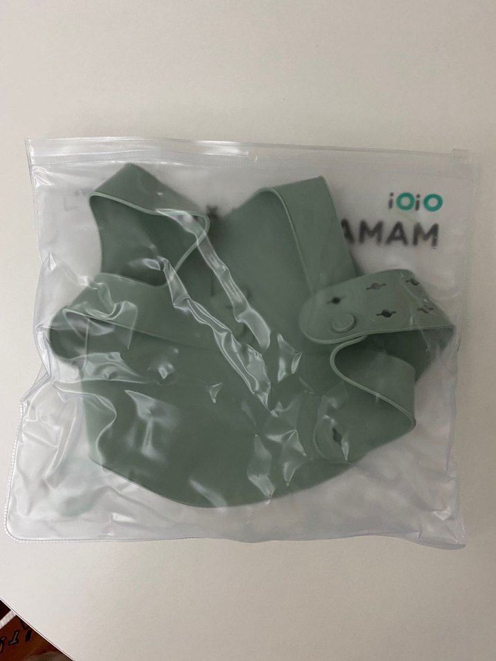 Ayarlanabilir Yeşil Bebek Önlüğü - Görsel 3