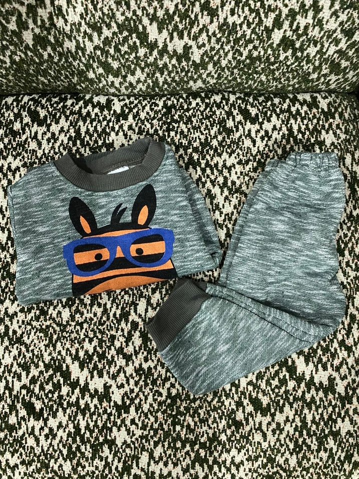 6 Adet 6-9 ay Erkek Bebek Kıyafetleri - Görsel 4