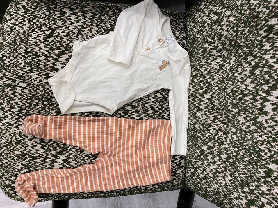 Erkek bebek 4 Adet Alt-Üst Takım 3-6 Ay - Görsel 3