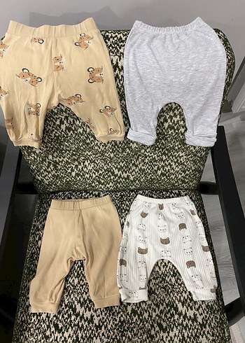 4 Adet 3-6 Ay Erkek Bebek Alt - Görsel 2