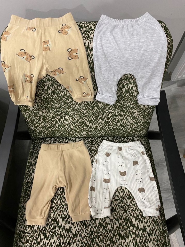 4 Adet 3-6 Ay Erkek Bebek Alt - Görsel 2