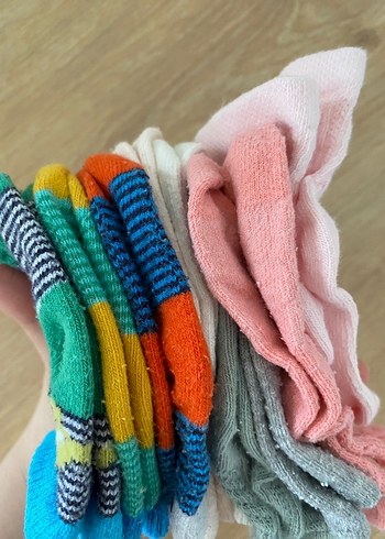 2 Adet Bebek Panduf ve 9 Çift Çorap - Görsel 7