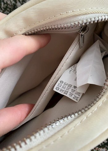 Stradivarius Krem Renk Spor Çanta - Görsel 10