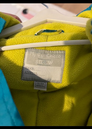 Renkli Desenli Fermuarlı Astronot Mont - Görsel 3