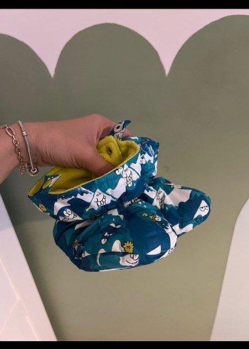 Renkli Desenli Fermuarlı Astronot Mont - Görsel 5