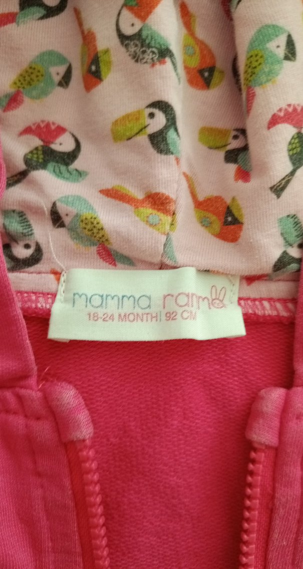 Kapüşonlu Pembe Kız Çocuk Fermuarlı Yelek - Görsel 3