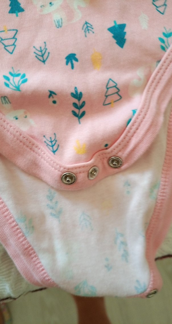 Pembe Uzun Kollu Bebek Kız Body - Görsel 3