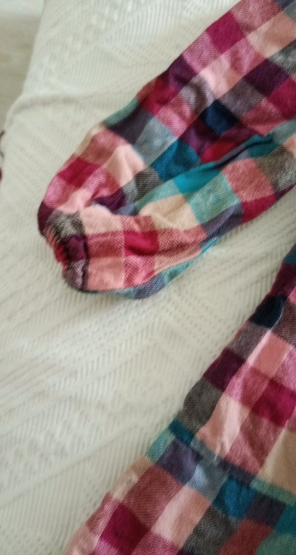 Kız Çocuk Çok Renkli Uzun Kollu Fırfırlı Elbise - Görsel 2