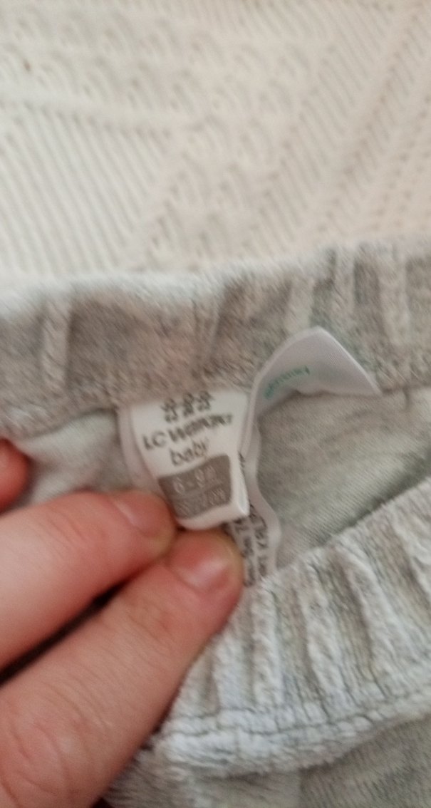 Düğmeli Pembe ve Gri Kız Taytları - Görsel 4