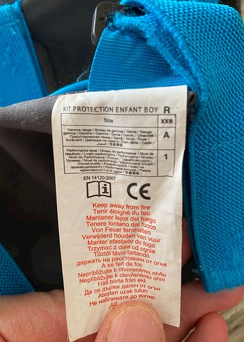 Kask ve Mavi Koruyucu Seti - Görsel 4