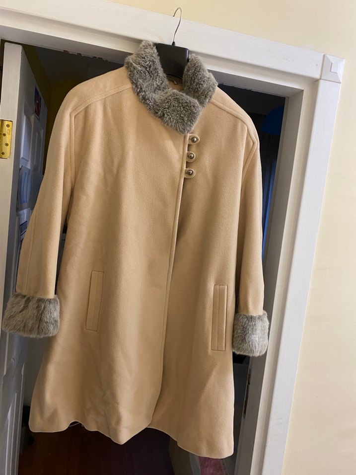 Kürklü Bej Kaban - Görsel 2