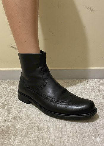 Klasik Siyah Erkek deri Bot - Görsel 10