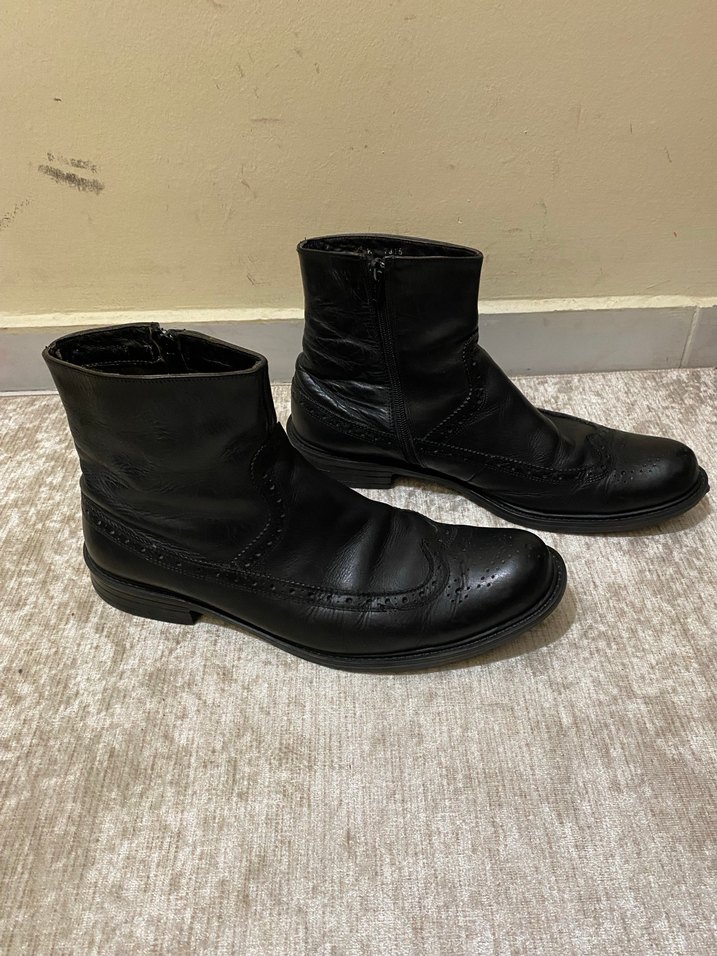 Klasik Siyah Erkek deri Bot - Görsel 4