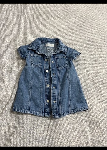 Nakışlı Düğmeli Kadın Kot Ceket - Görsel 2