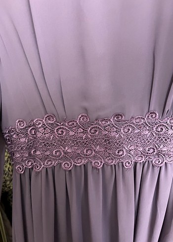 Mor Midi Kadın Uzun Kollu Giyçık - Görsel 3