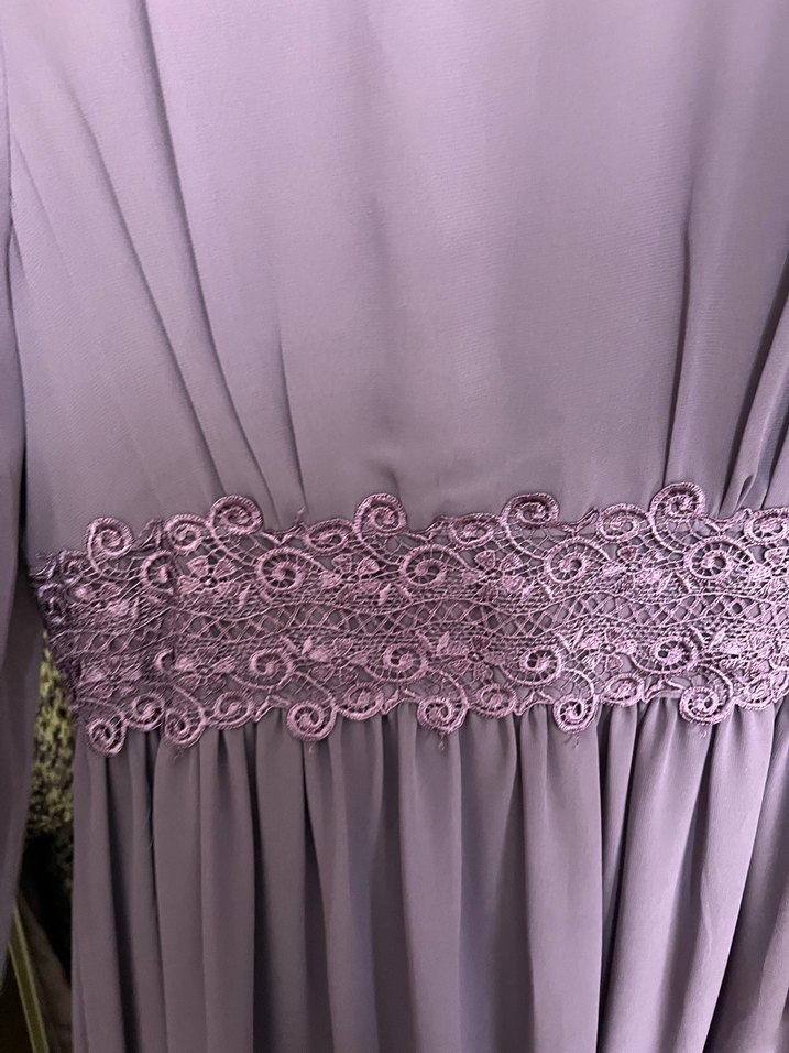 Mor Midi Kadın Uzun Kollu Giyçık - Görsel 3