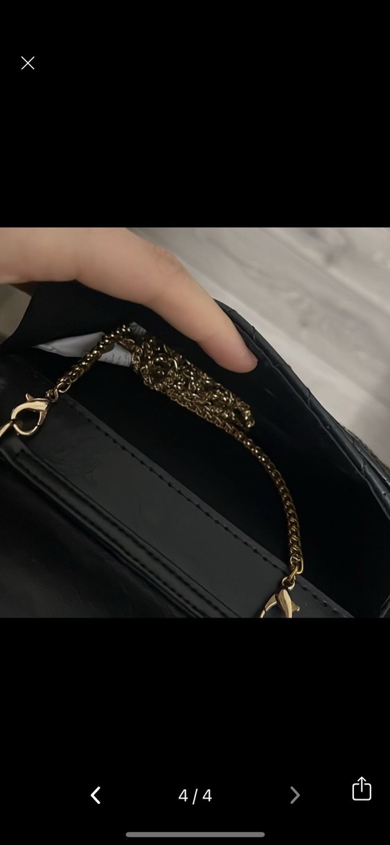 Siyah Deri Kapaklı Kadın Cüzdan - Görsel 2