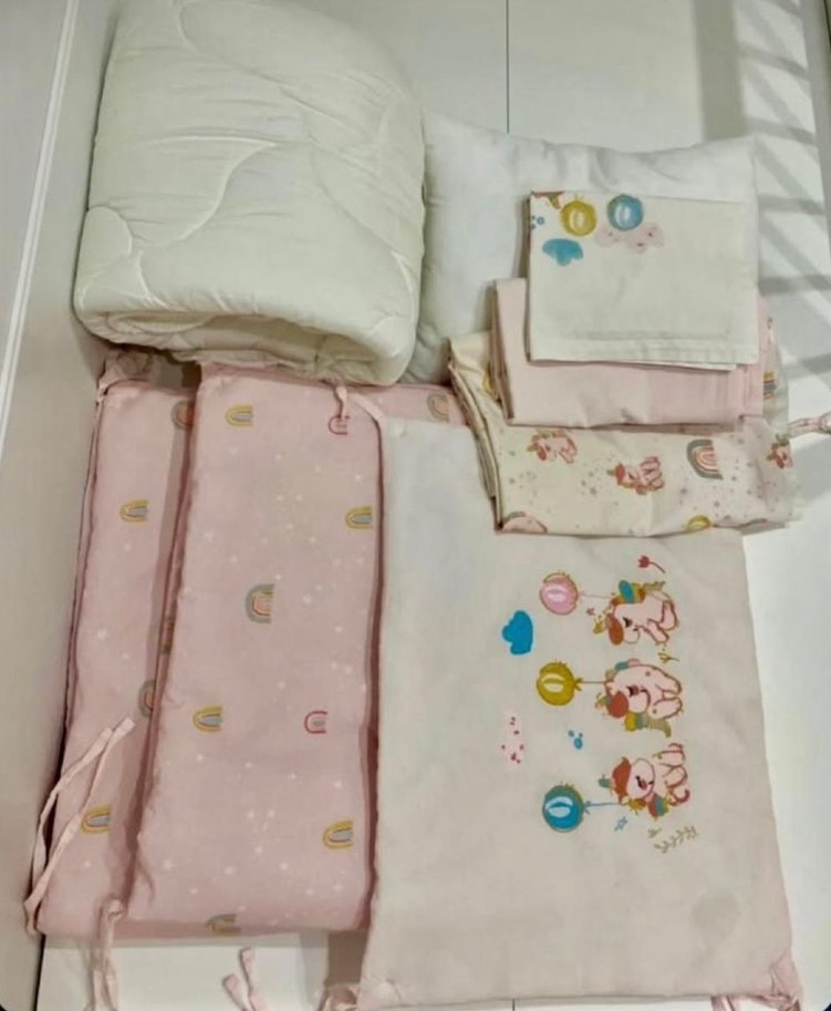 Pembe Pamuklu Çocuk Nevresim Takımı - Görsel 3