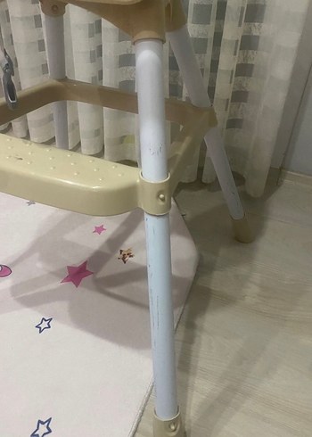 Bej Pastel Renkli Kraft Mama Sandalyesi - Görsel 3