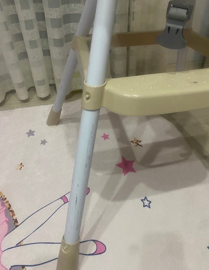 Bej Pastel Renkli Kraft Mama Sandalyesi - Görsel 5