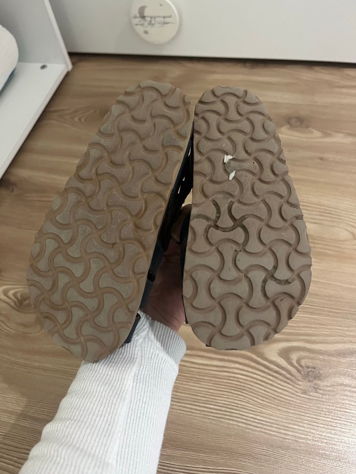 Koyu Mavi Erkek Çocuk Kemerli Sandalet - Görsel 3