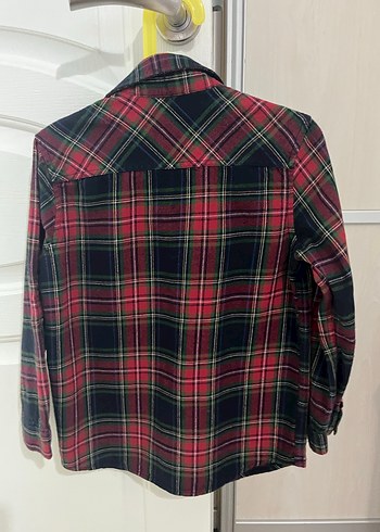 Erkek Çocuk Kırmızı Kareli Gömlek - Görsel 3