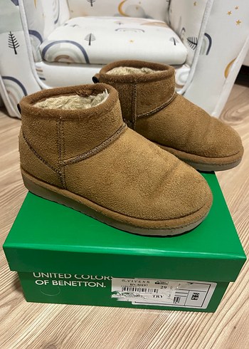 United Colors of Benetton Çocuk Kahverengi Süet Bot - Görsel 2