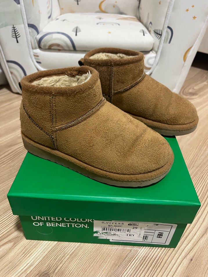 United Colors of Benetton Çocuk Kahverengi Süet Bot - Görsel 2