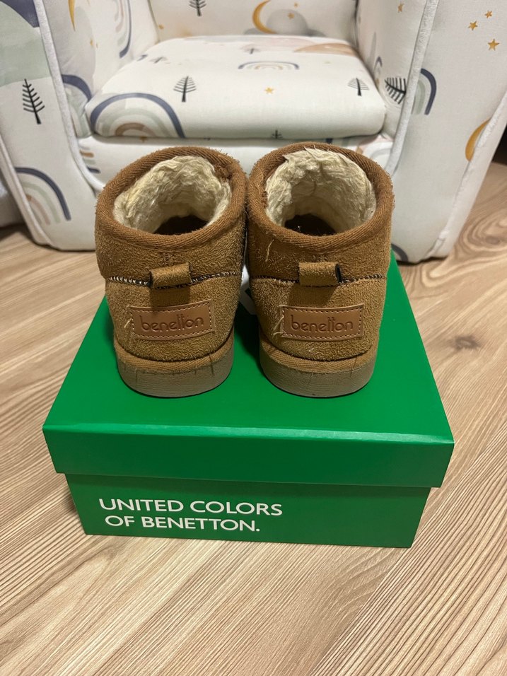 United Colors of Benetton Çocuk Kahverengi Süet Bot - Görsel 4