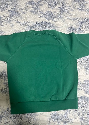Bordo ve Yeşil Çocuk Sweatshirt - Görsel 4