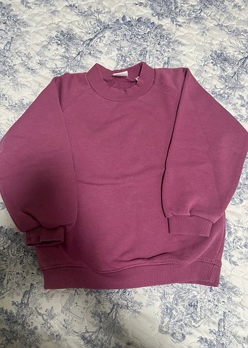 Bordo ve Yeşil Çocuk Sweatshirt - Görsel 6