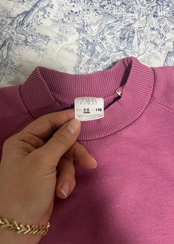 Bordo ve Yeşil Çocuk Sweatshirt - Görsel 5