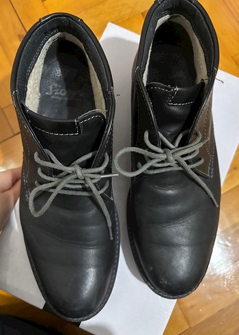 Deri Erkek Klasik Siyah Bot - Görsel 3