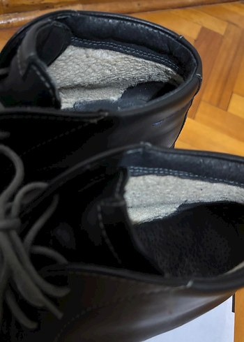 Deri Erkek Klasik Siyah Bot - Görsel 4