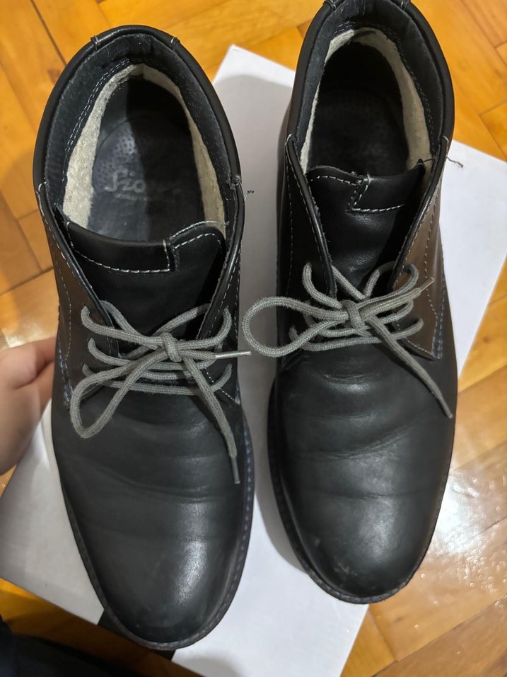 Deri Erkek Klasik Siyah Bot - Görsel 3