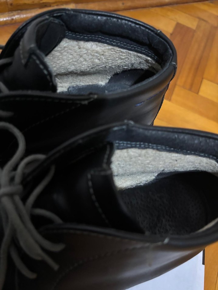 Deri Erkek Klasik Siyah Bot - Görsel 4