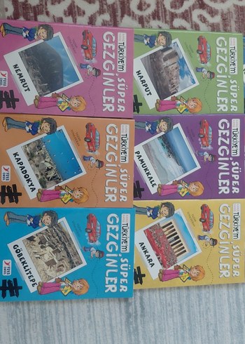 Türkiye'm Süper Gezginler Çocuk Kitap Seti 10 adet - Görsel 2