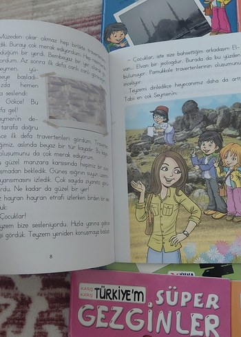 Türkiye'm Süper Gezginler Çocuk Kitap Seti 10 adet - Görsel 5