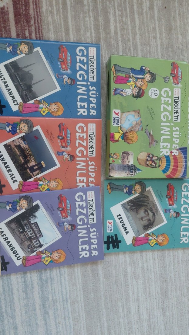 Türkiye'm Süper Gezginler Çocuk Kitap Seti 10 adet - Görsel 3