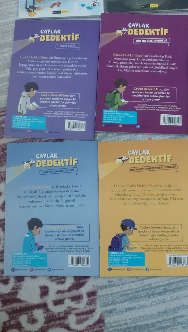 Çaylak Dedektif Çocuk Kitapları Seti - Görsel 4
